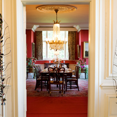 The dining room