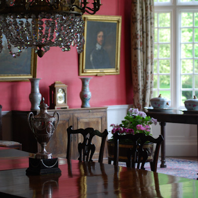 The dining room table