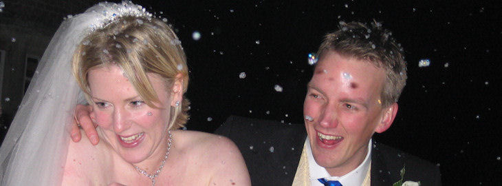 A wedding at the Hall