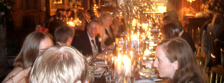 A dinner in the Hall