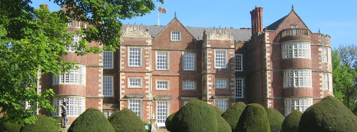 The south front of Burton Agnes Hall